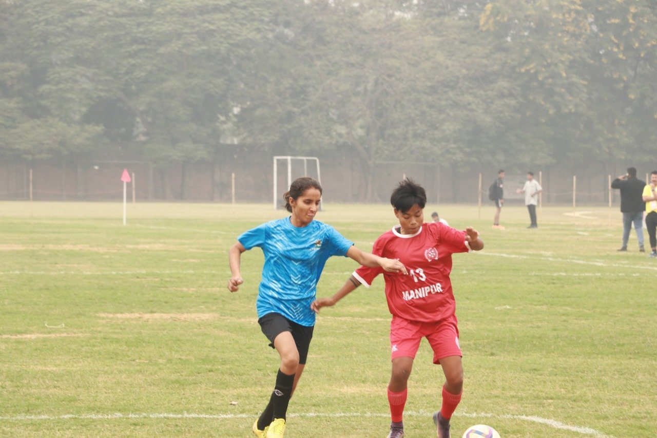 अंतर्राष्ट्रीय खिलाड़ियों से सुसज्जित मणिपुर की महिला फुटबाल टीम ने राजस्थान को 15-0 से पराजित किया